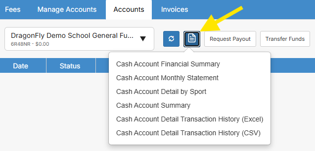 Cash Reports