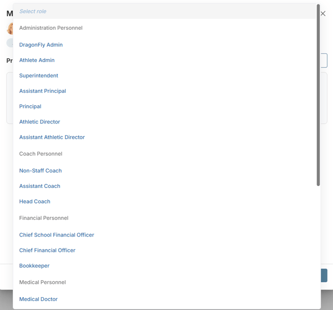 user roles, roles